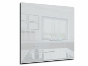 Spatwand keuken glas 60 x 60 cm lichtgrijs