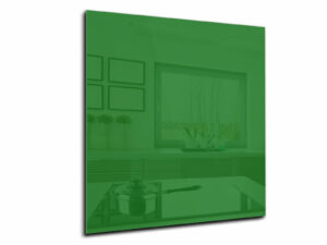 Spatwand keuken glas 60 x 65 cm groen