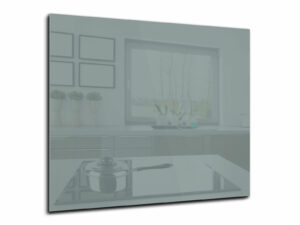Spatwand keuken glas 60 x 50 cm grijs