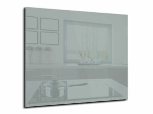 Spatwand keuken glas 60 x 50 cm tussenliggend grijs