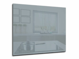 Spatwand keuken glas 60 x 50 cm asgrauwe