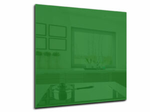 Spatwand keuken glas 90 x 90 cm groen