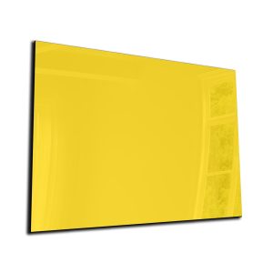 Whiteboard van glas - Magneetbord  - Diverse maten - Geel