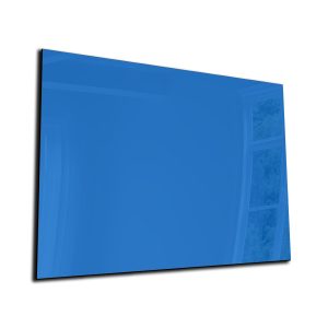 Whiteboard van glas - Magneetbord  - Diverse maten - Azuur Blauw