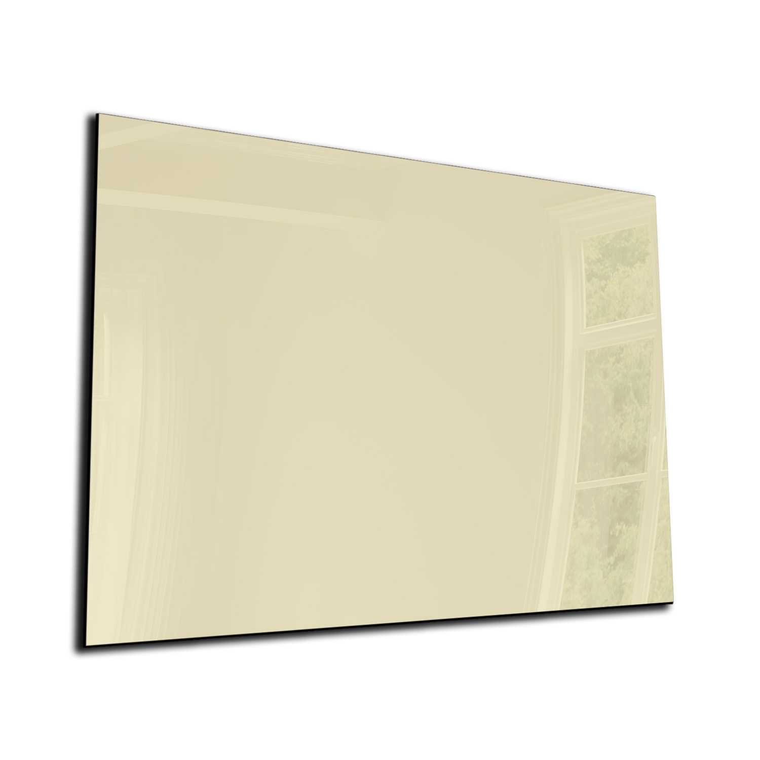 Ga naar beneden Mand gouden Magneetbord - Glas - Whiteboard - Memobord - Magnetisch - Diverse maten -  Kleur beige - Designglas