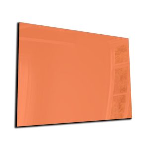 Whiteboard van glas - Magneetbord - Grotere maten – Pastel Oranje