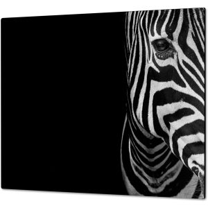 Inductiebeschermer - Gehard Glas - Zebra in zwart/wit