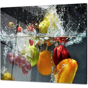 Inductiebeschermer - Gehard Glas - Fruit en groenten in het water