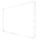 Metaal Bord - Memobord - Whiteboard - Magneetbord - Wit hout