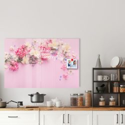 Whiteboard van glas – Magneetbord - Lente bloemen