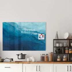 Whiteboard van glas – Magneetbord - Water textuur