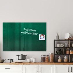 Whiteboard van glas – Magneetbord - Abstract groen