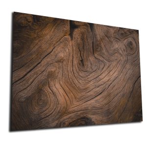 Whiteboard van glas – Magneetbord - Oud hout