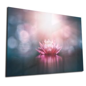 Whiteboard van glas – Magneetbord - Lotus bloem