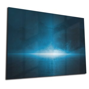 Whiteboard van glas – Magneetbord - Donker blauwe achtergrond