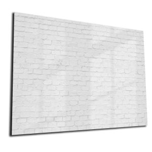 Whiteboard van glas – Magneetbord - Witte stenen