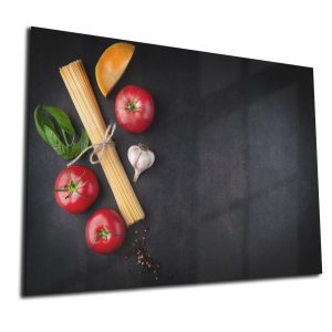 Whiteboard van glas – Magneetbord - Pasta ingrediënten