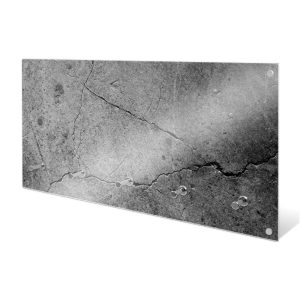 Kapstok van glas - Grijs beton