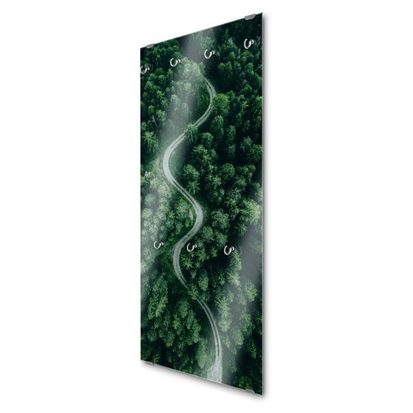 Kapstok van glas - Luchtfoto van een bos