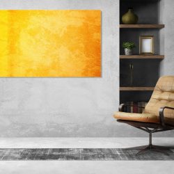 Metaal Bord - Memobord - Whiteboard - Magneetbord - Geel-oranje textuur